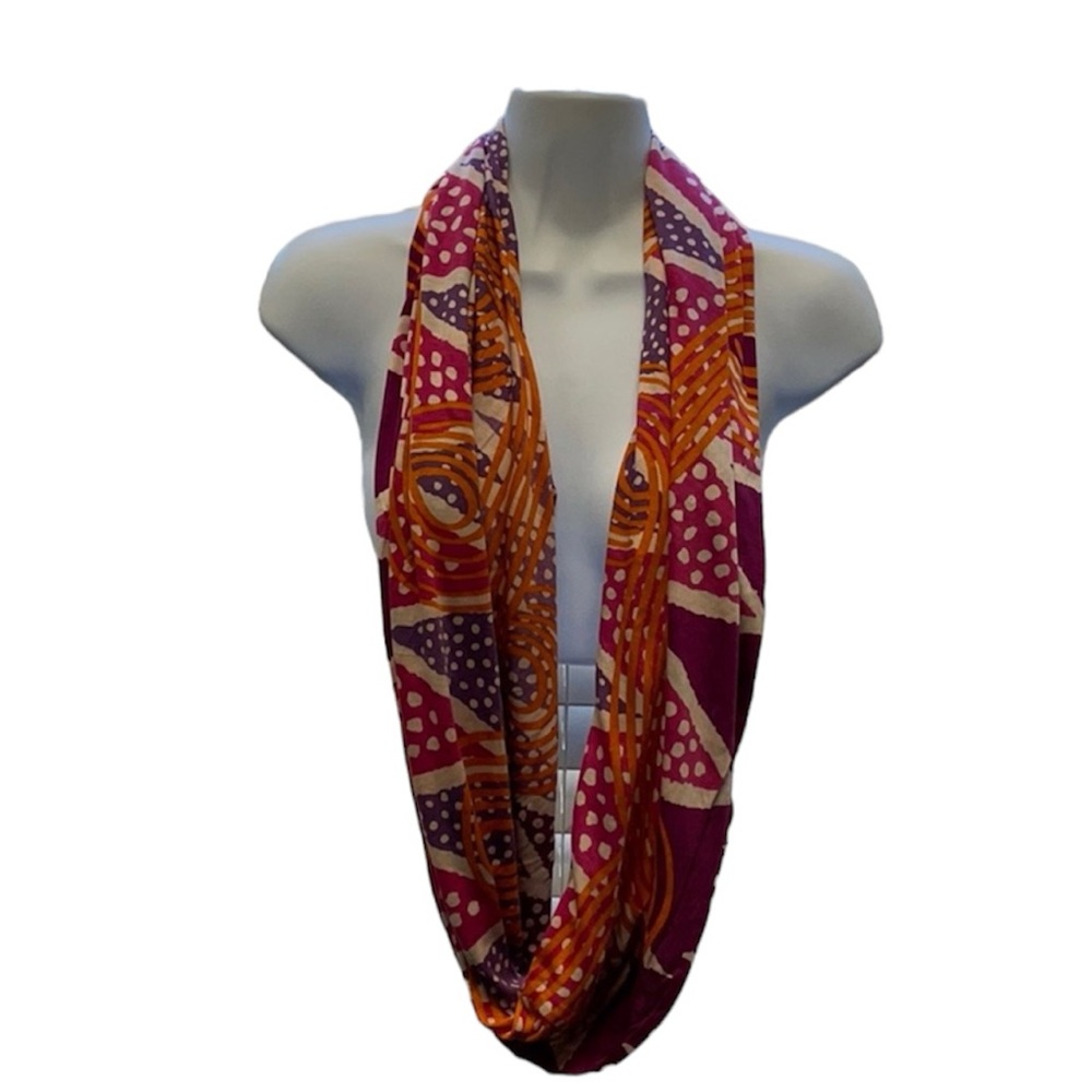 Diane Von Furstenburg silk infinity scarf